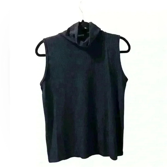🟣Milan Kiss Ribbed Turtleneck Tank – Size XL - Picture 1 of 5